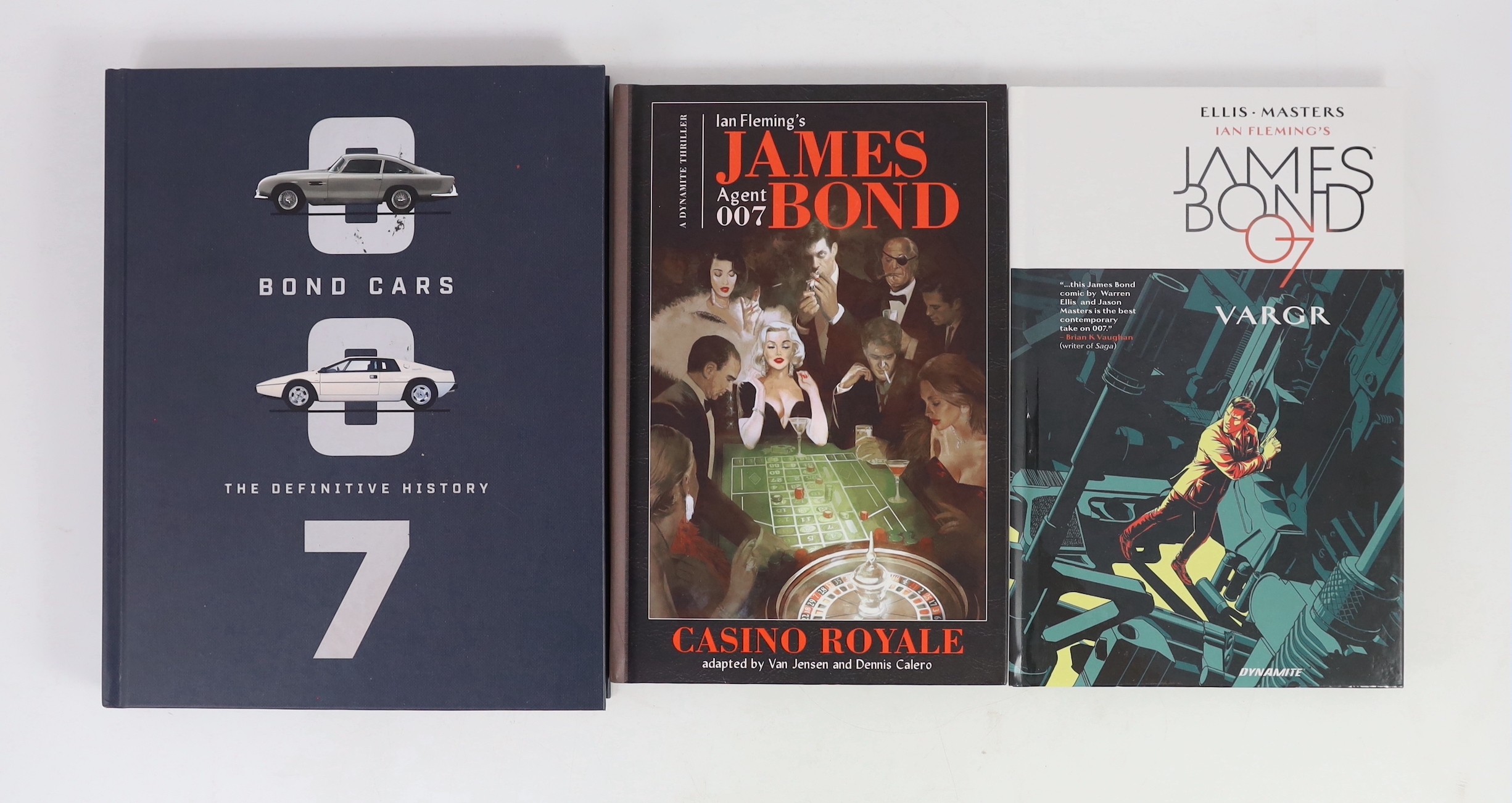 Fleming, Ian - Chitty Chitty Bang Bang, illustrated by John Burningham, 8vo, cloth in d/j, Candlewick Press, 2014 and 16 others, including - A Definitive History of Bond Cars, all fine, in d/j’s, (17)